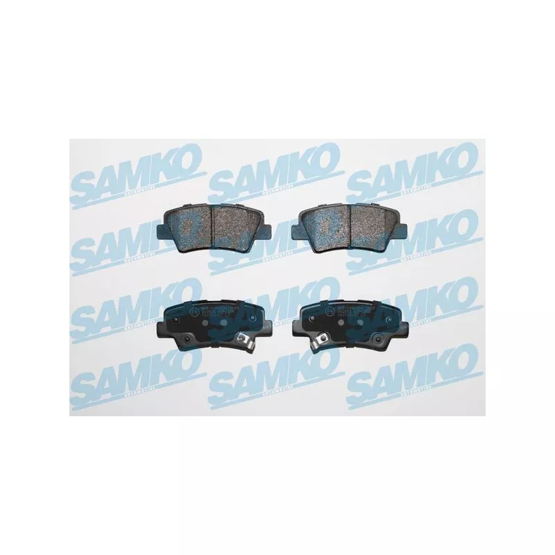Jeu de 4 plaquettes de frein arrière SAMKO 5SP1558
