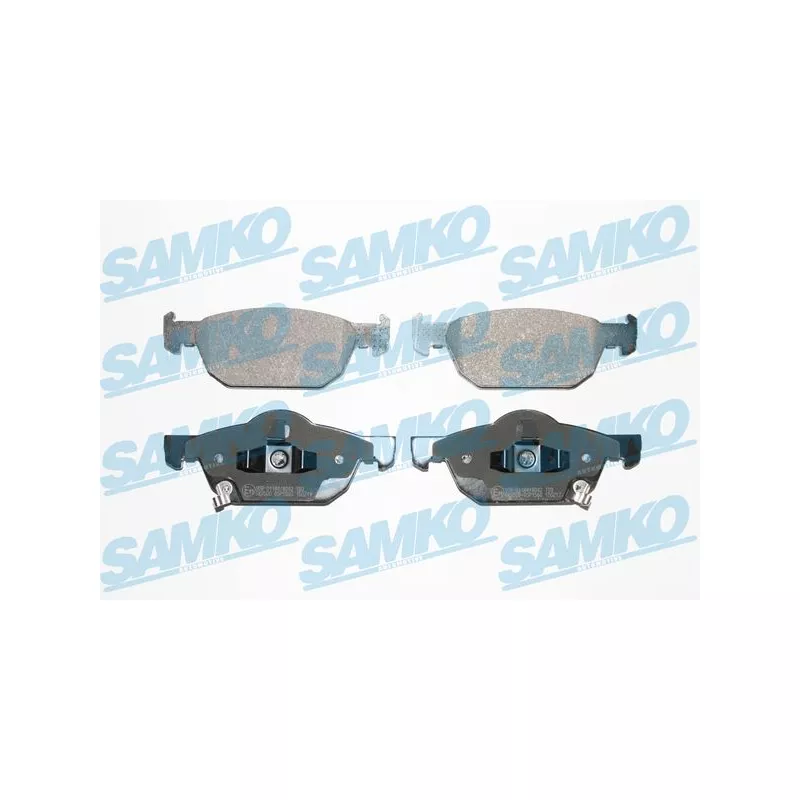 Jeu de 4 plaquettes de frein avant SAMKO 5SP1560