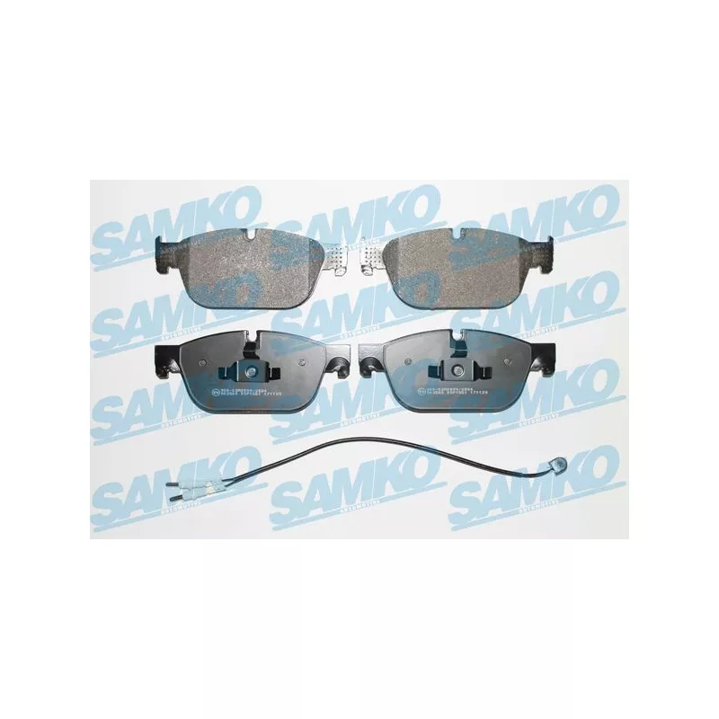 Jeu de 4 plaquettes de frein avant SAMKO 5SP1561A