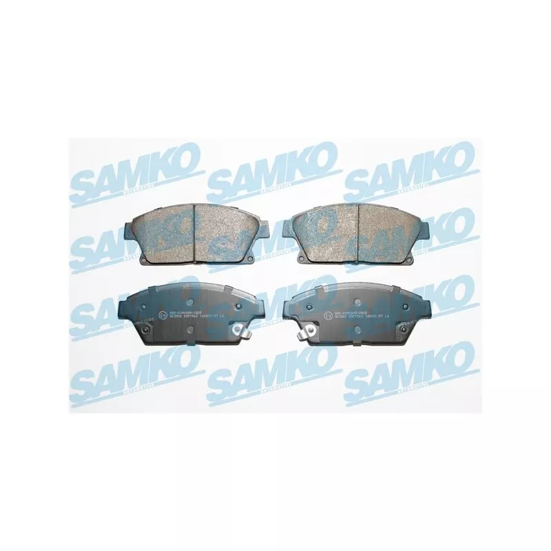 Jeu de 4 plaquettes de frein avant SAMKO 5SP1562