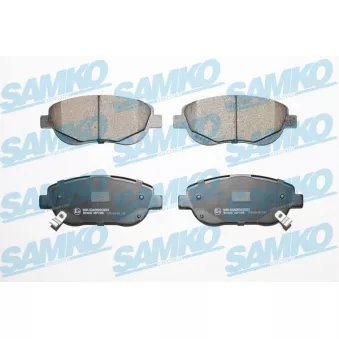 Jeu de 4 plaquettes de frein avant SAMKO