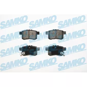 Jeu de 4 plaquettes de frein arrière SAMKO