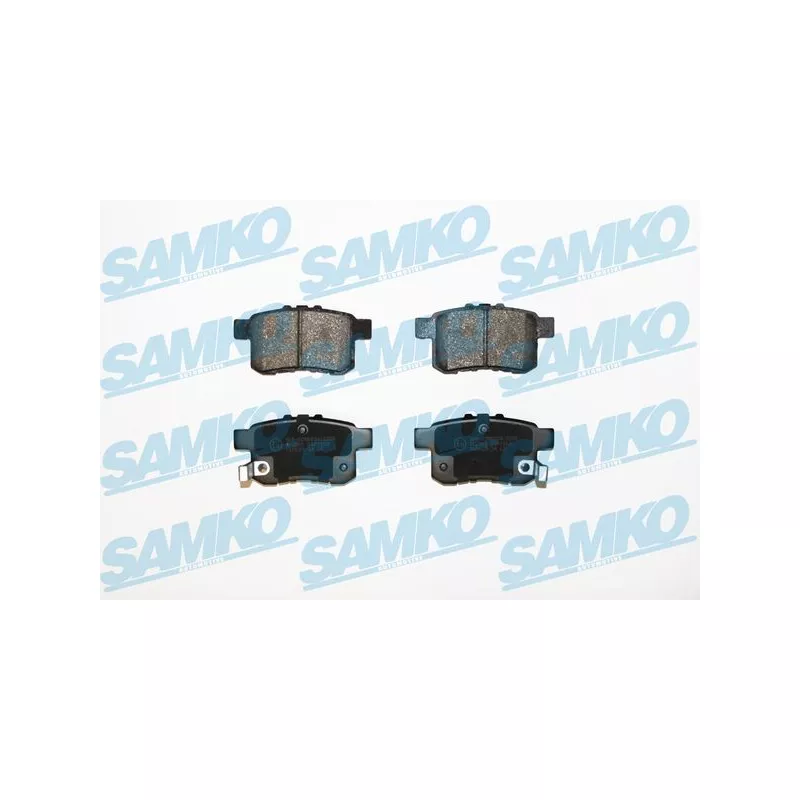 Jeu de 4 plaquettes de frein arrière SAMKO 5SP1569