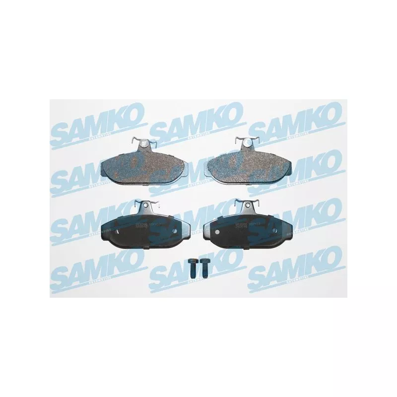 Jeu de 4 plaquettes de frein avant SAMKO 5SP157