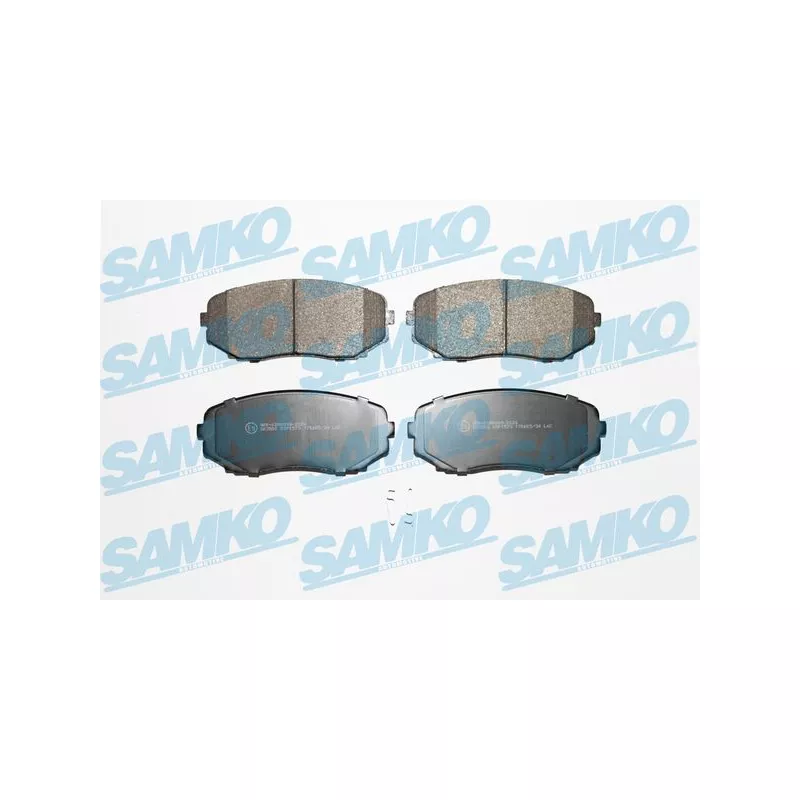 Jeu de 4 plaquettes de frein avant SAMKO 5SP1573