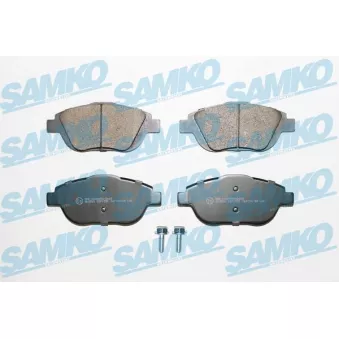 Jeu de 4 plaquettes de frein avant SAMKO 5SP1590