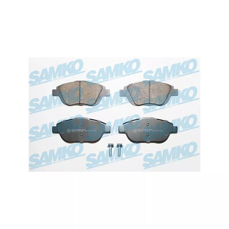 Jeu de 4 plaquettes de frein avant SAMKO 5SP1590