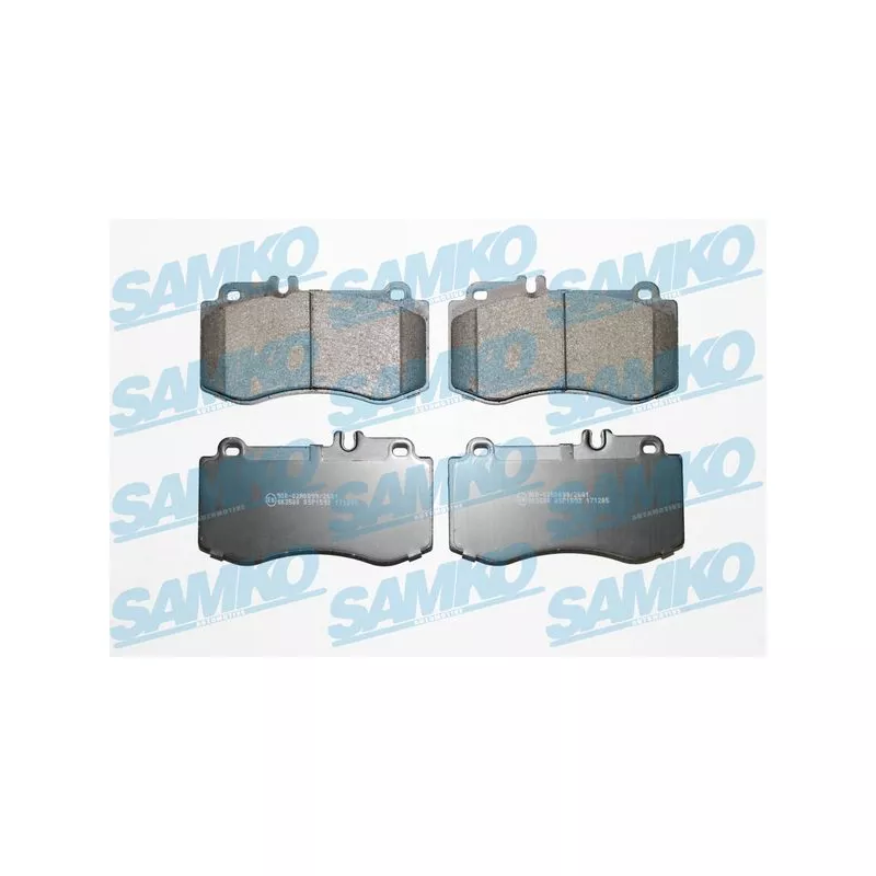 Jeu de 4 plaquettes de frein avant SAMKO 5SP1592
