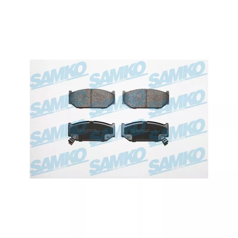 Jeu de 4 plaquettes de frein avant SAMKO 5SP1594