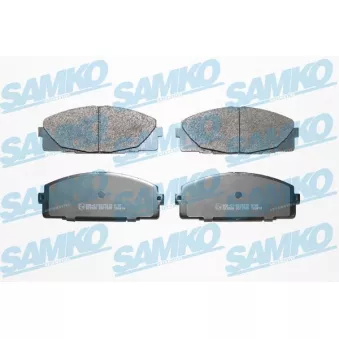 Jeu de 4 plaquettes de frein avant SAMKO