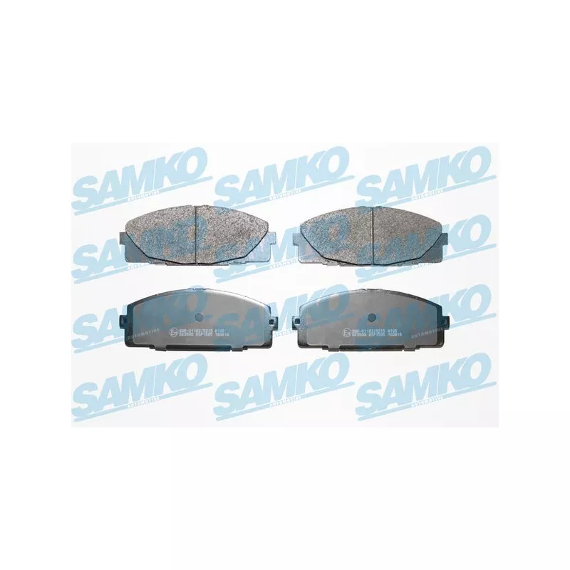 Jeu de 4 plaquettes de frein avant SAMKO 5SP1595