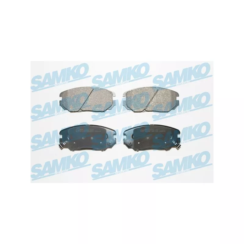 Jeu de 4 plaquettes de frein avant SAMKO 5SP1599