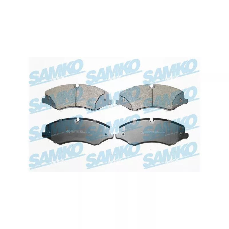 Jeu de 4 plaquettes de frein avant SAMKO 5SP1600