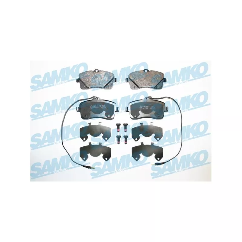 Jeu de 4 plaquettes de frein avant SAMKO 5SP1601