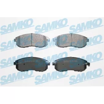 Jeu de 4 plaquettes de frein avant SAMKO