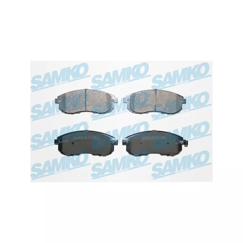 Jeu de 4 plaquettes de frein avant SAMKO 5SP1605