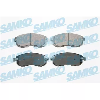 Jeu de 4 plaquettes de frein avant SAMKO