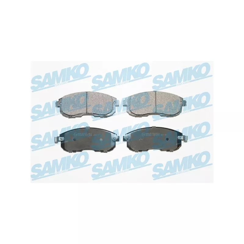Jeu de 4 plaquettes de frein avant SAMKO 5SP1606