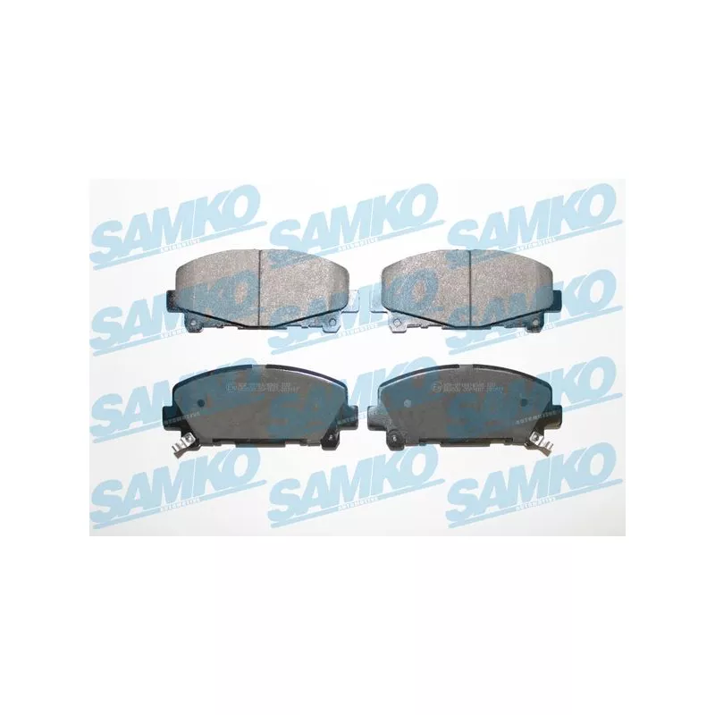 Jeu de 4 plaquettes de frein avant SAMKO 5SP1607