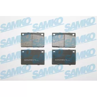 Jeu de 4 plaquettes de frein avant SAMKO