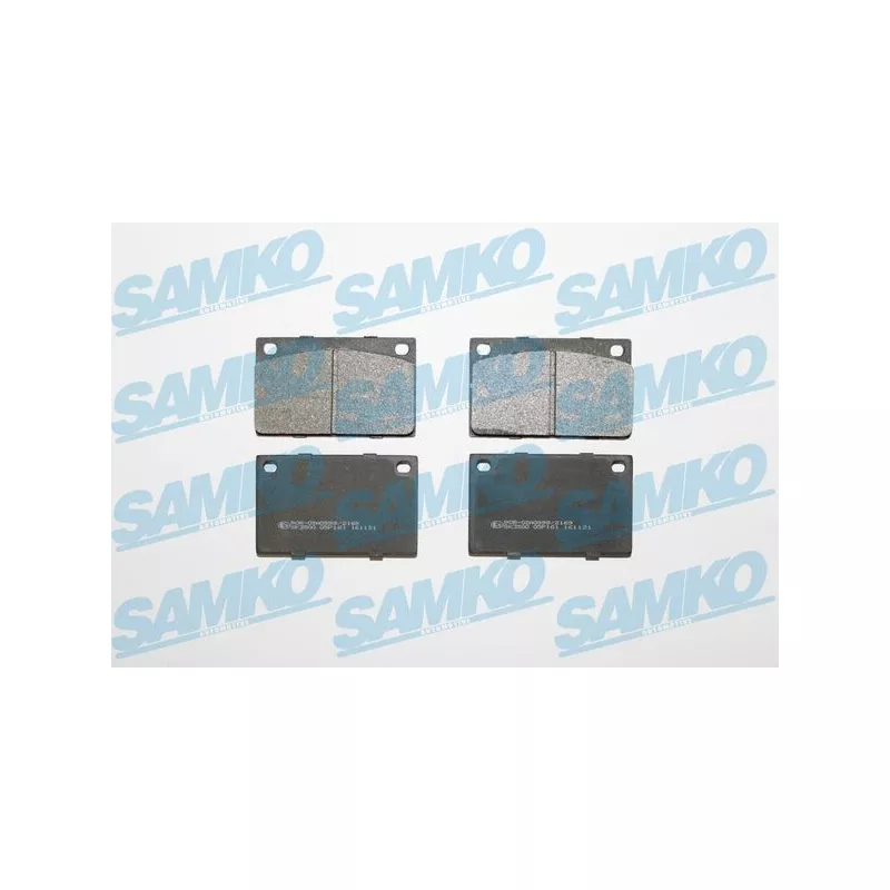 Jeu de 4 plaquettes de frein avant SAMKO 5SP161