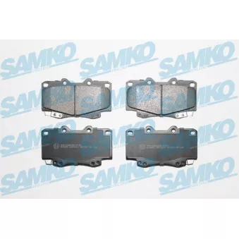 Jeu de 4 plaquettes de frein avant SAMKO