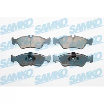 Jeu de 4 plaquettes de frein arrière SAMKO
