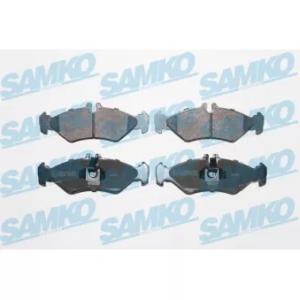 Jeu de 4 plaquettes de frein arrière SAMKO