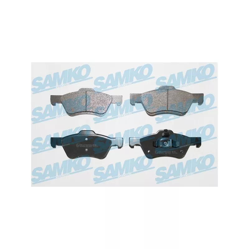 Jeu de 4 plaquettes de frein avant SAMKO 5SP1622