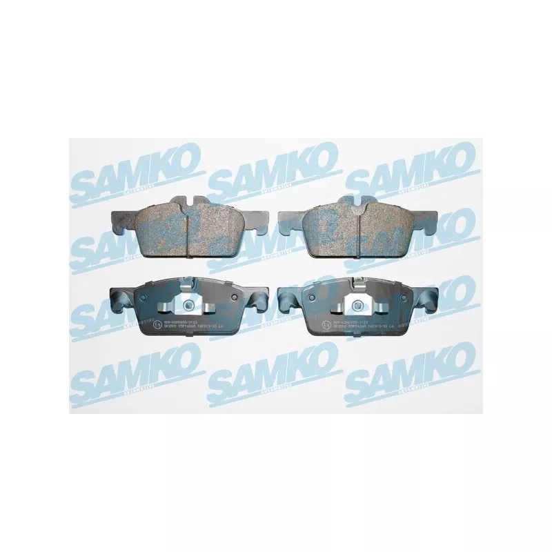 Jeu de 4 plaquettes de frein avant SAMKO 5SP1626