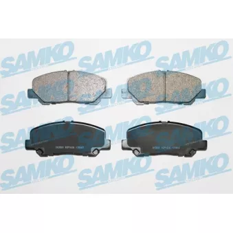 Jeu de 4 plaquettes de frein avant SAMKO