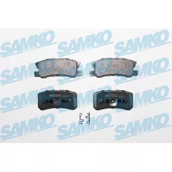 Jeu de 4 plaquettes de frein arrière SAMKO