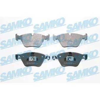 Jeu de 4 plaquettes de frein avant SAMKO