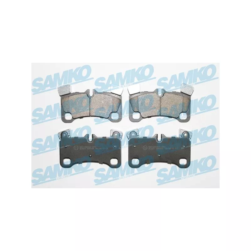 Jeu de 4 plaquettes de frein arrière SAMKO 5SP1655