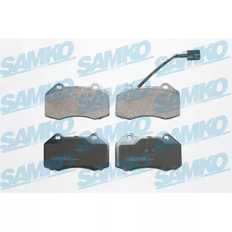 Jeu de 4 plaquettes de frein avant SAMKO