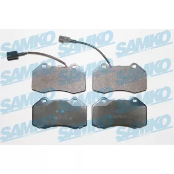 Jeu de 4 plaquettes de frein avant SAMKO