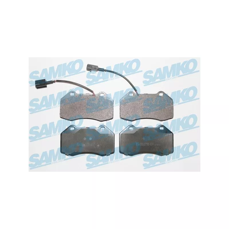 Jeu de 4 plaquettes de frein avant SAMKO 5SP1671