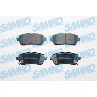 Jeu de 4 plaquettes de frein avant SAMKO
