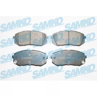 Jeu de 4 plaquettes de frein avant SAMKO