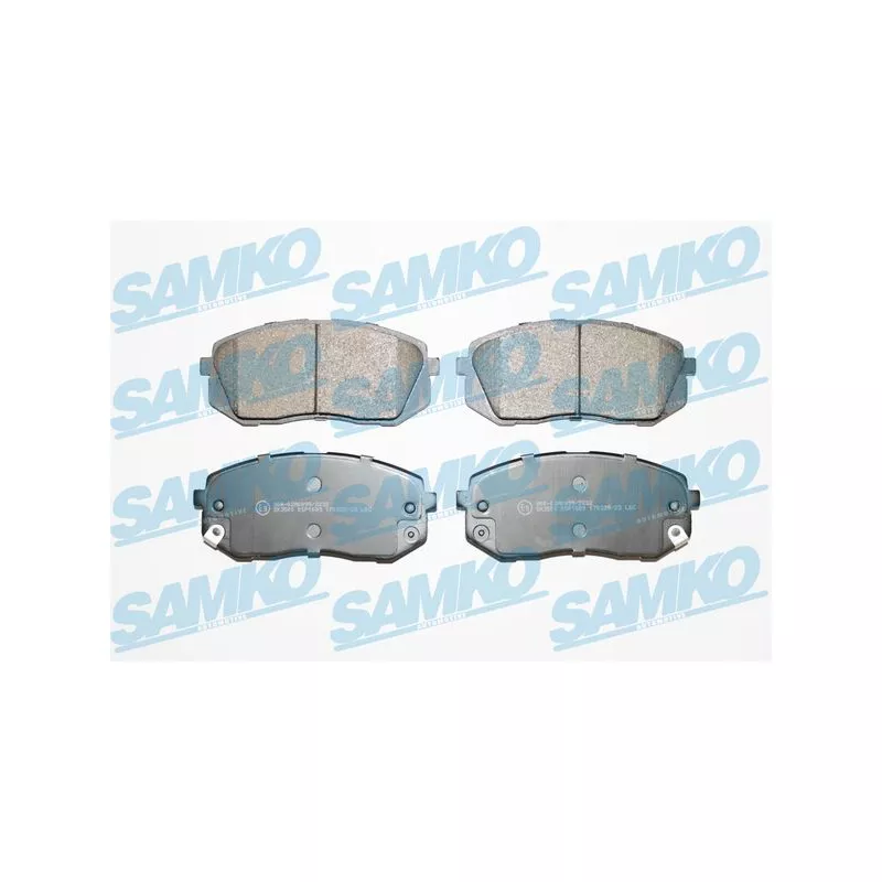 Jeu de 4 plaquettes de frein avant SAMKO 5SP1689