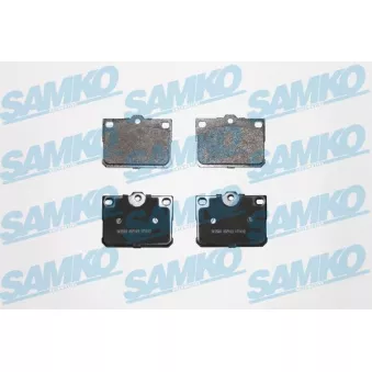 Jeu de 4 plaquettes de frein avant SAMKO 5SP169