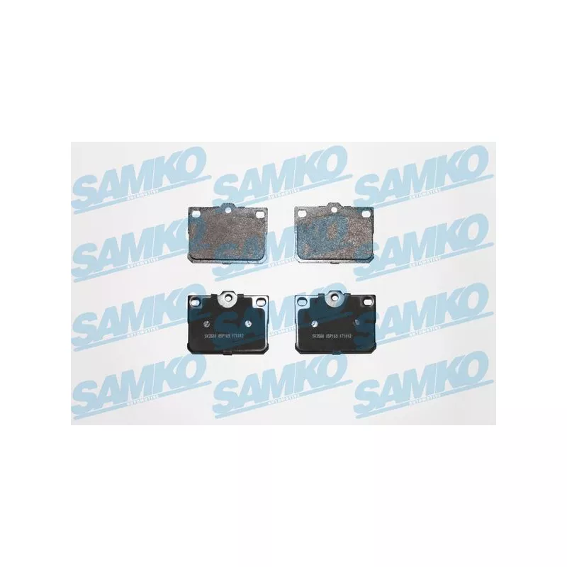 Jeu de 4 plaquettes de frein avant SAMKO 5SP169