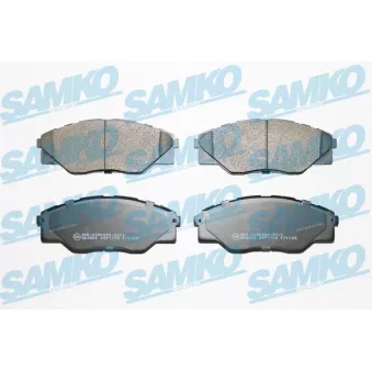 Jeu de 4 plaquettes de frein avant SAMKO
