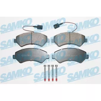 Jeu de 4 plaquettes de frein avant SAMKO