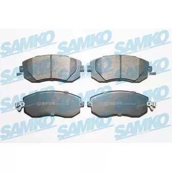 Jeu de 4 plaquettes de frein avant SAMKO