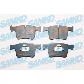Jeu de 4 plaquettes de frein avant SAMKO 5SP1732