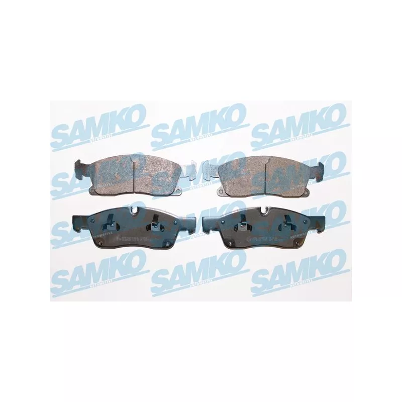 Jeu de 4 plaquettes de frein avant SAMKO 5SP1735
