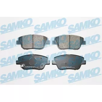 Jeu de 4 plaquettes de frein avant SAMKO