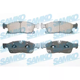 Jeu de 4 plaquettes de frein avant SAMKO