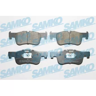 Jeu de 4 plaquettes de frein avant SAMKO 5SP1752